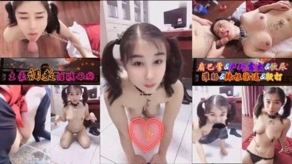 土豪调教马尾辫双小母狗被训化的很听话