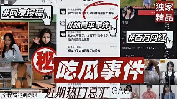 网友投稿，林青平事件，百万网红，全程高能别眨眼近期热门总汇
