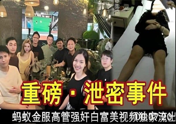 【黑料】重磅泄密事件蚂蚁金服高管强奸白富美视频独家流出！