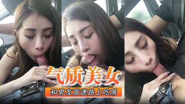 气质美女.和男友高速路上吃屌怎能专心驾驶太不安全了