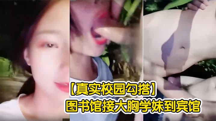 图书馆接大胸学妹到宾馆操的嗷嗷叫